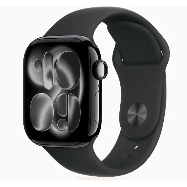 Apple Watch Series 11 GPS 42mm Jet Black Aluminum Case with Sport Band