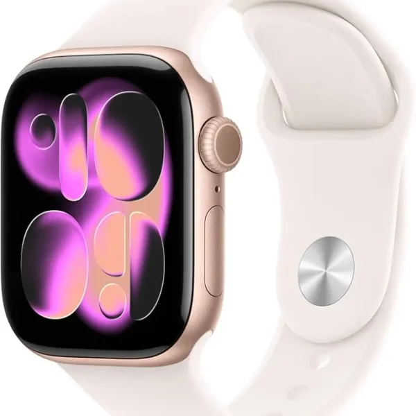 Apple Watch Series 11 GPS 42mm Jet Black Aluminum Case with Sport Band