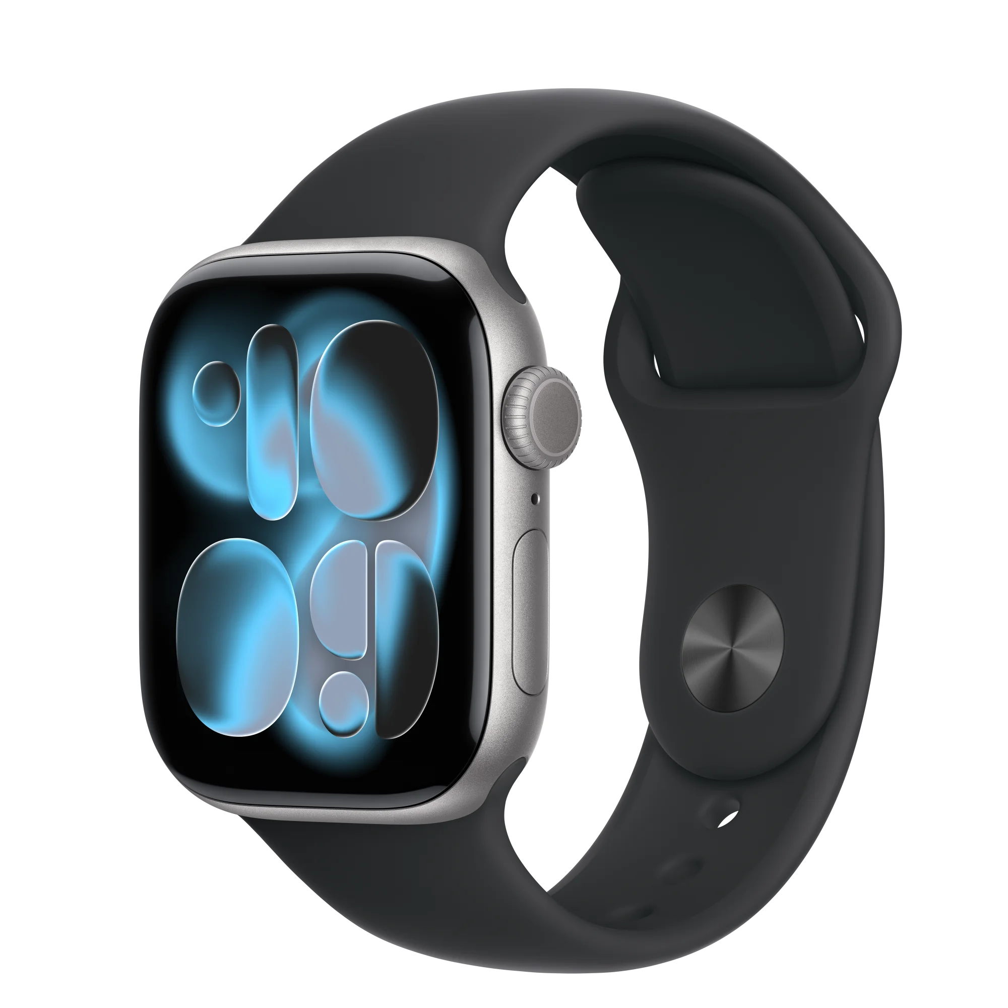 Apple Watch Series 11 GPS 42mm Jet Black Aluminum Case with Sport Band - Image 5