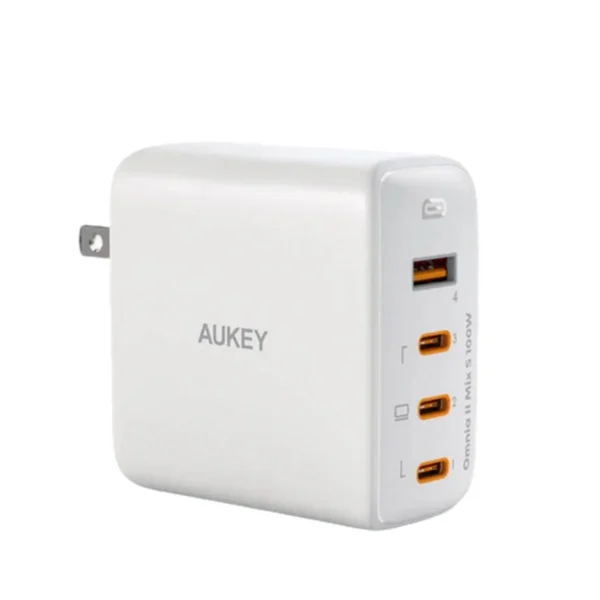 Aukey 4-Port 100W PD GaN Wall Charger – PA-B7S