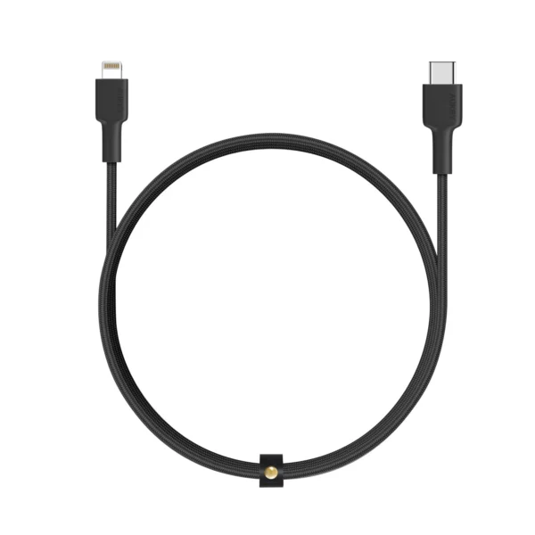 Aukey CB-CL1 Braided USB-C to Lightning Cable 1.2 m – MFi PD Fast Charge