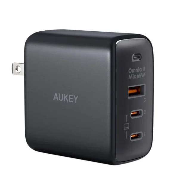 AUKEY Omnia II Mix 65W 3-Port PD GaN Wall Charger – PA-B6T