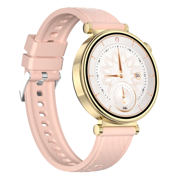 AuraFit ELLA 2 AM23 AMOLED Lady Smartwatch — 466×466 Display & Dual Strap