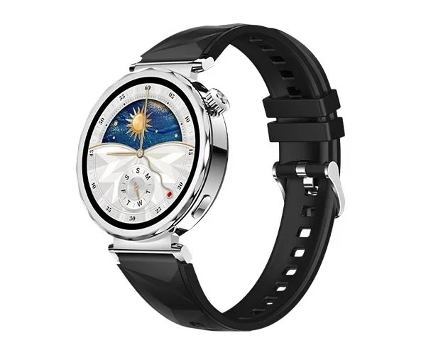 AuraFit ELLA 4 AM35 AMOLED Smartwatch with Dual Strap & Bluetooth Calling