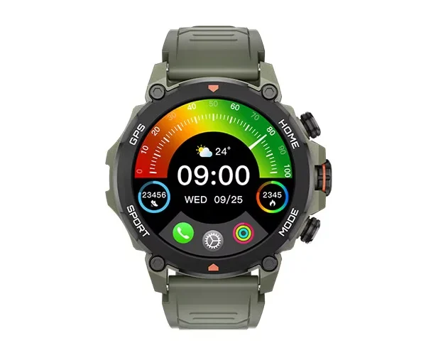 Aurafit Trek1 G6 GPS Smartwatch — 1.43″ AMOLED & Dual Strap