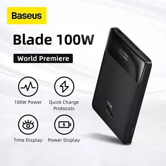 Baseus Blade Series 20000mAh Power Bank — 100W Type-C PD