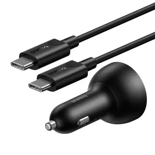 Baseus 152.5W C+C+U Multi-Port Car Charger — Cluster Black