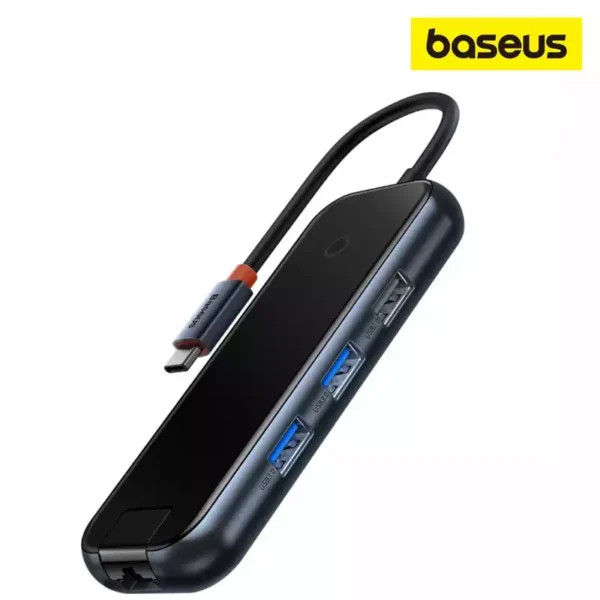 Baseus AcmeJoy 5-Port Type-C Hub Adapter – 100W PD & Gigabit Ethernet