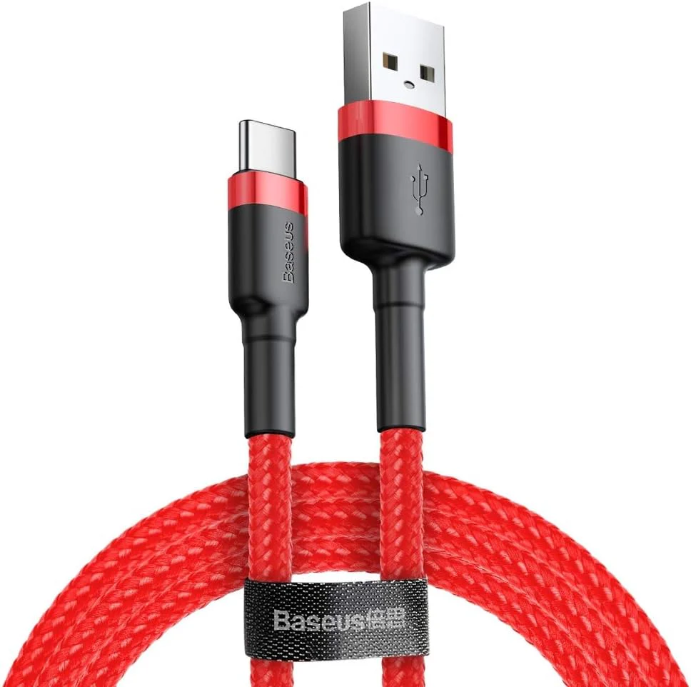 Baseus Cafule USB to Type-C Fast Charging Data Cable 3A – Black - Image 3