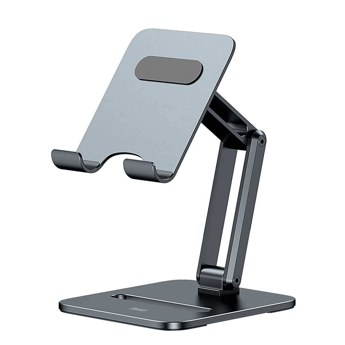 Baseus Desktop Biaxial Foldable Metal Phone & Tablet Stand – Grey - Image 5