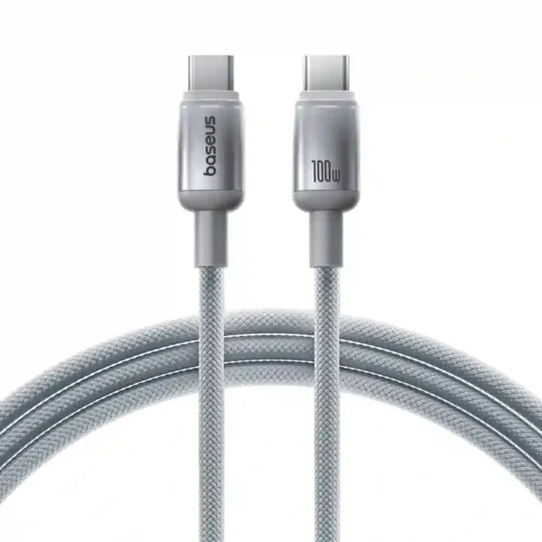 Baseus Discolor Fast Charging Cable USB-C to USB-C 100W — Nylon Braided