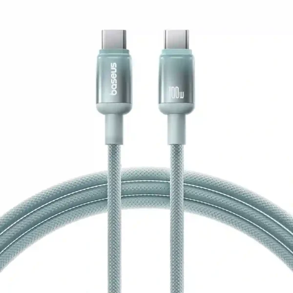 Baseus Discolor Fast Charging Cable USB-C to USB-C 100W — Nylon Braided