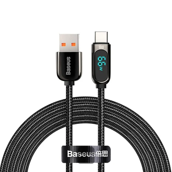 Baseus Display Fast Charging Data Cable USB to Type-C 66W