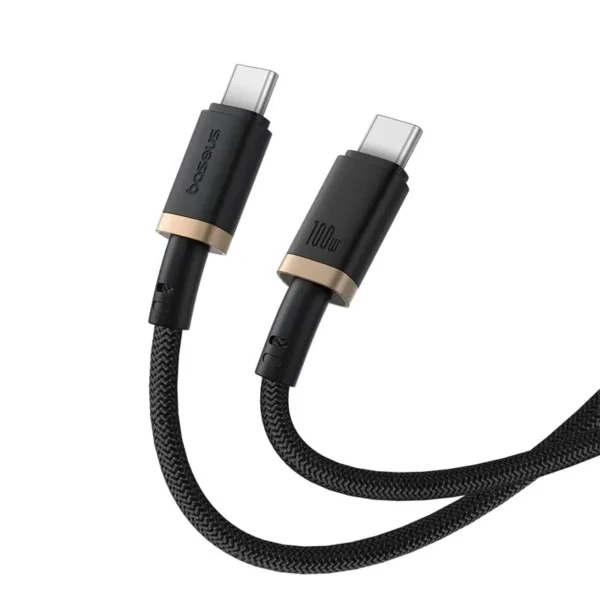 Baseus Dura Series Type-C to Type-C Cable — 100W PD, Nylon Braided