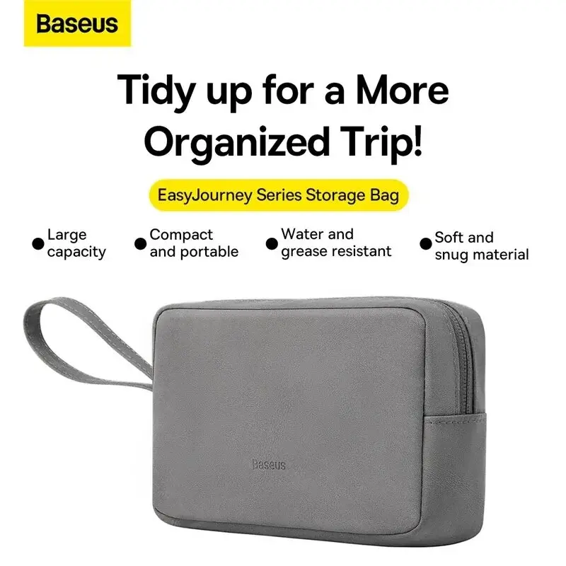 Baseus Easy Journey Portable Storage Bag BS-HN004 — PU, Dark Gray
