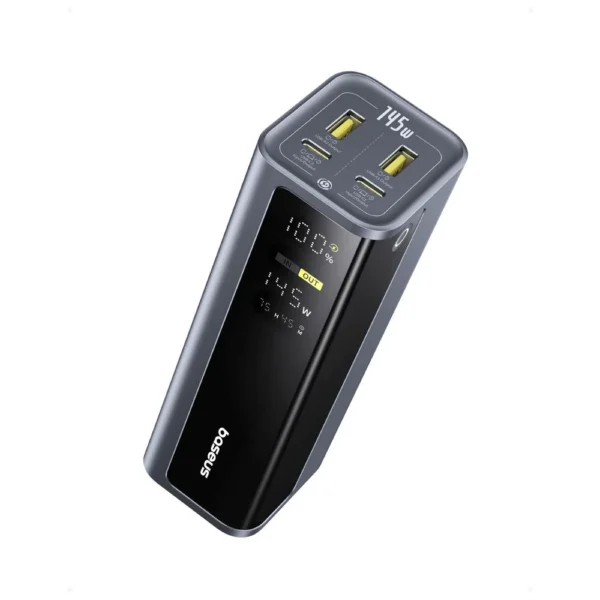 Baseus EnerGeek GP12 Power Bank 20800mAh 145W with Digital Display – Space Grey