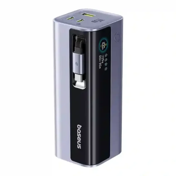 Baseus EnerGeek GR11 Power Bank 20,000mAh 145W — Retractable 100W Cable