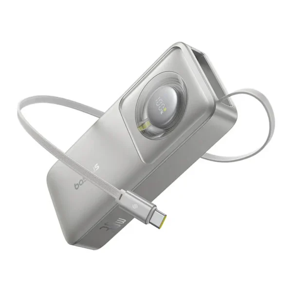 Baseus Free2Pull Power Bank 10000mAh 30W with Retractable USB-C Cable
