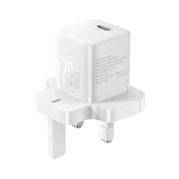 Baseus GaN5 Fast Charger Mini 20W USB-C PD (UK Plug)