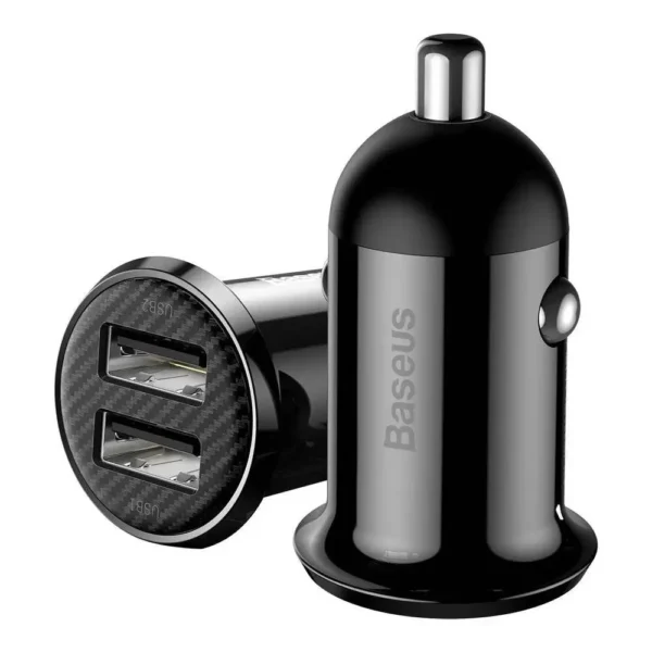 Baseus Grain Pro Car Charger Dual USB 4.8A — CCXML-U