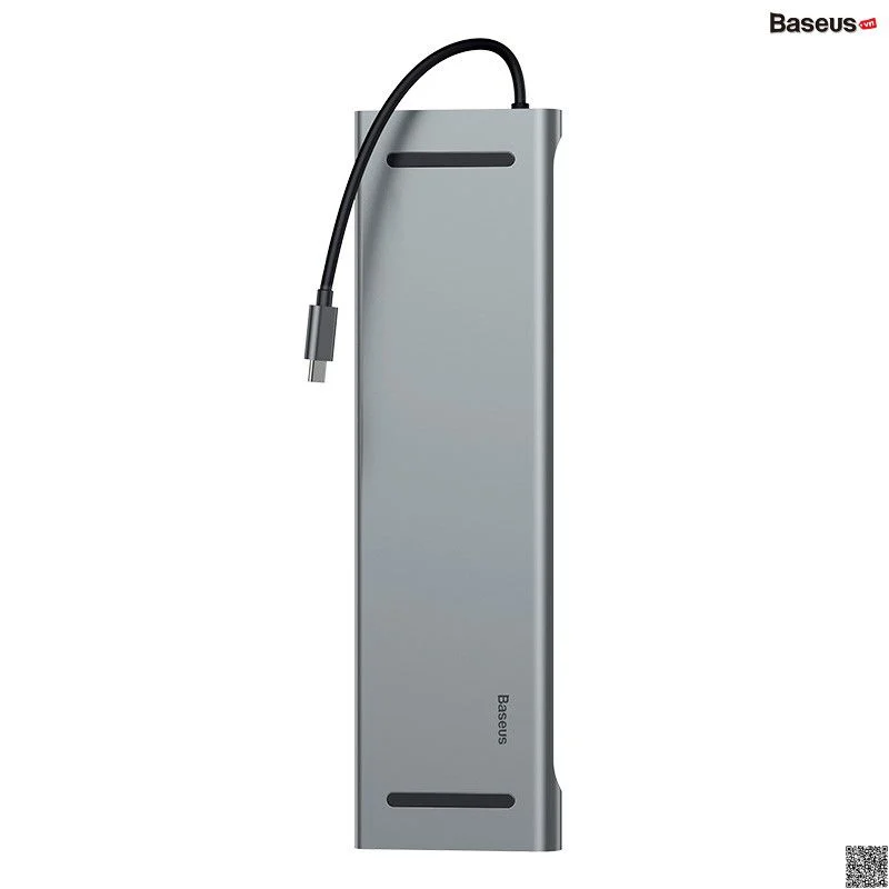 Baseus 11-in-1 Type-C Hub CATSX-G0G – 4K, VGA, RJ45, 60W PD