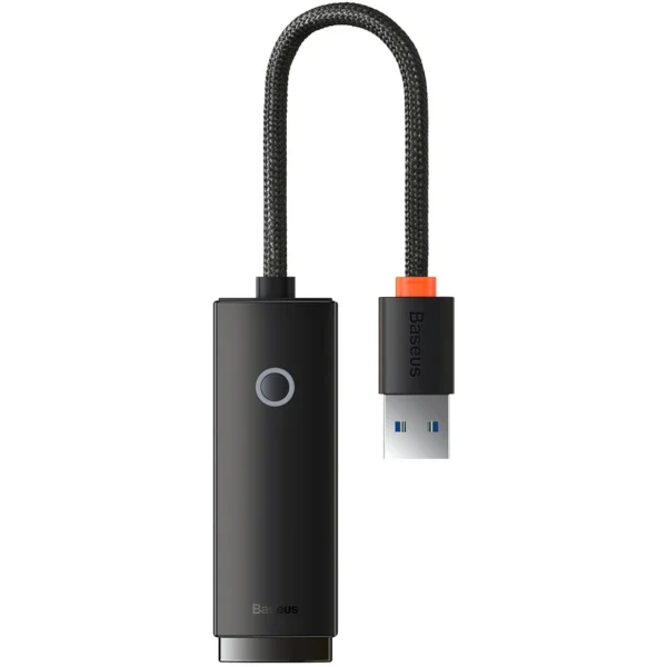 Baseus Lite Series RJ45 Gigabit Ethernet Adapter — 1000 Mbps, USB-A/Type-C