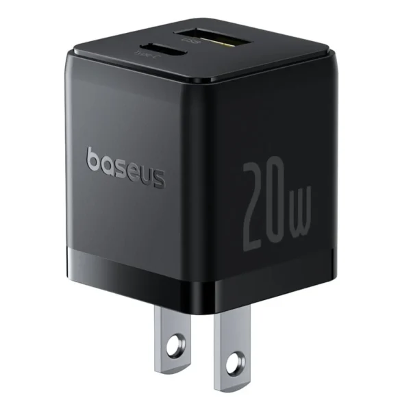 Baseus Palm Fast Charger C+U 20W US Cluster Black