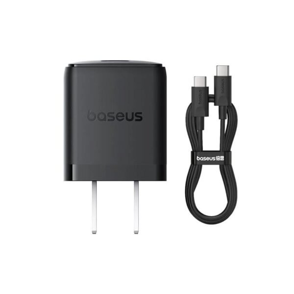 Baseus Palm Series 30W Fast Charger (1× USB-C) with 60W Type-C Cable