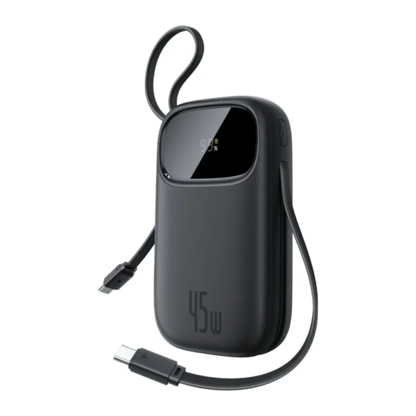 Baseus QPow 3 45W EnerFill FC31 Power Bank — 20000mAh, Built-in USB-C & Lightning
