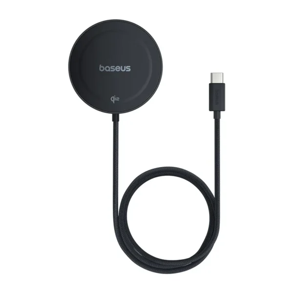 Baseus Simple Mini4 Magnetic Qi2 15W Wireless Charging Stand with Built-in USB-C Cable