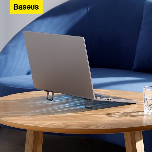 Baseus Slim Laptop Kickstand (2 Pack) – Zinc Alloy, 13″+ Laptops