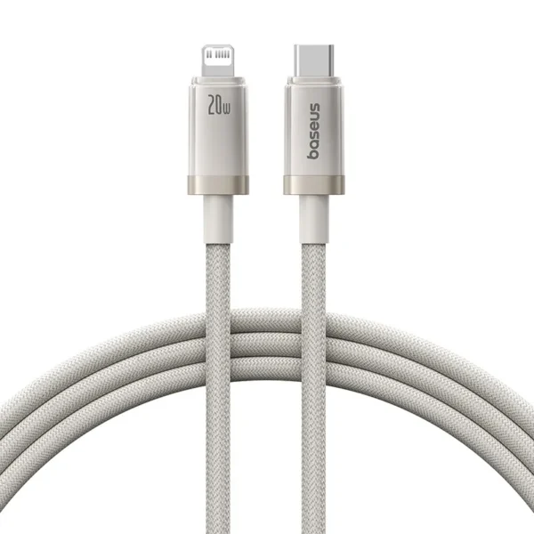 Baseus Titanium Alloy Type-C to Lightning Cable 20W — iPhone 8–14