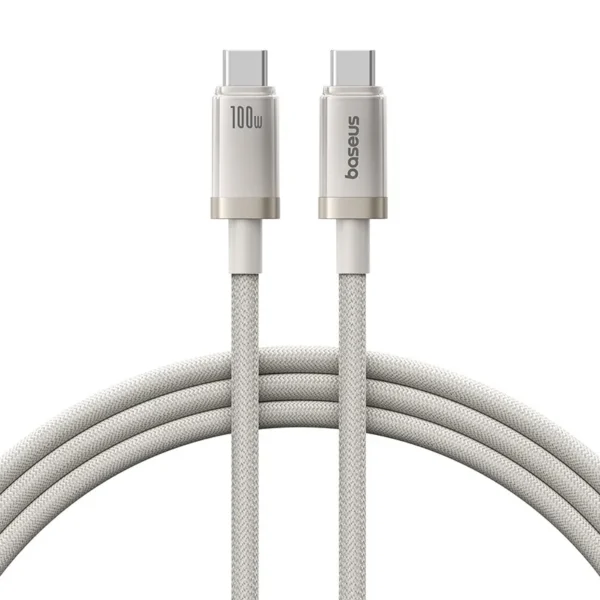 Baseus Titanium Alloy Fast Charging Cable USB-C to USB-C 100W