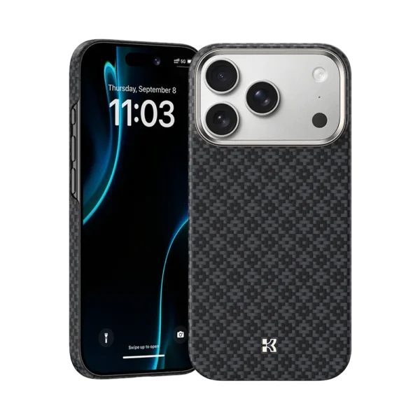 Benks ArmorGrid Air Case — Kevlar for iPhone 17 Pro Max / 18 Pro Max (Black)