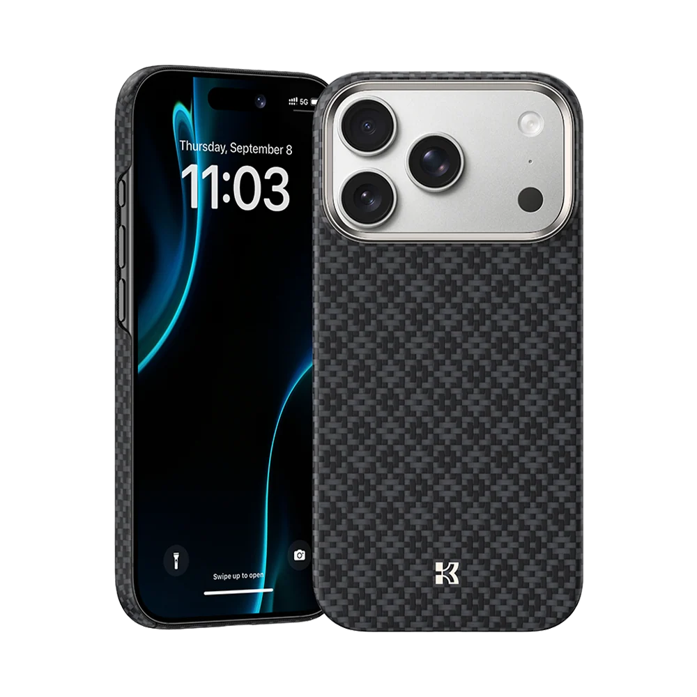 Benks ArmorGrid Pro Kevlar Case for iPhone 17 Pro / 18 Pro – Black