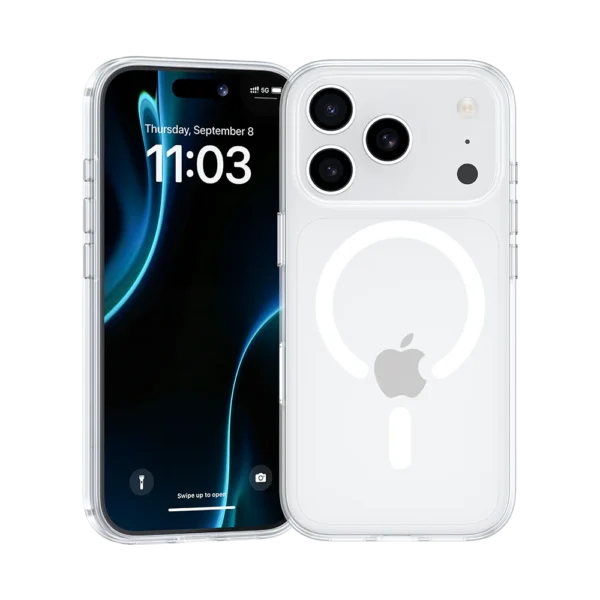 Benks Crystal Magnetic Phone Case for iPhone 17 Pro – Transparent, MagSafe