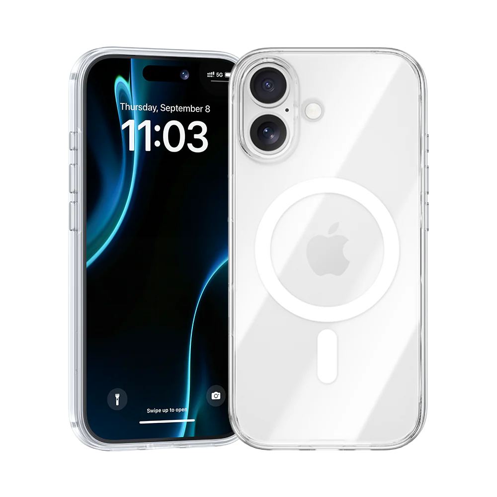 Benks Crystal Magnetic Phone Case for iPhone 17 – Transparent MagSafe