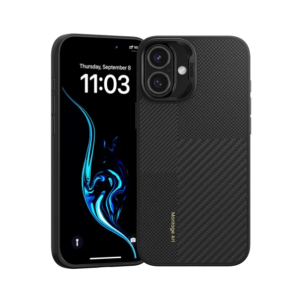 Benks iPhone 16 Plus Montage ArmorPro — Hybrid Magnetic Kevlar, TPU Edge