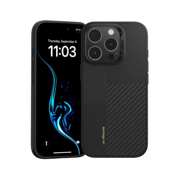 Benks Montage ArmorPro Hybrid Magnetic Kevlar Case — iPhone 16 Pro
