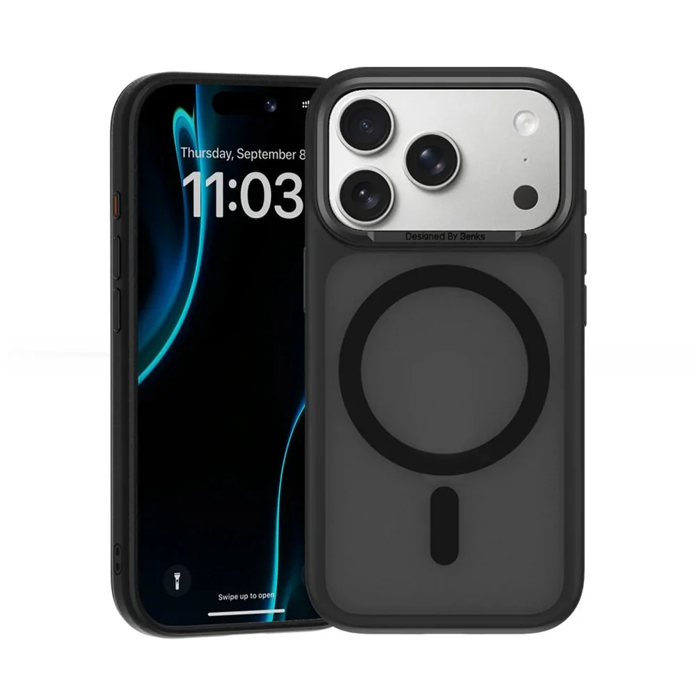 Benks Mist Magnetic Phone Case for iPhone 17 Pro Max / 18 Pro Max – Black