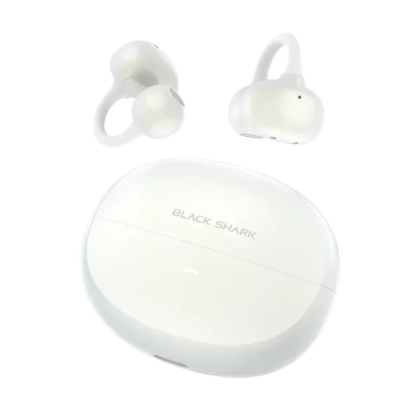 Black Shark C3 Earbuds – Open-Ear Clip, White