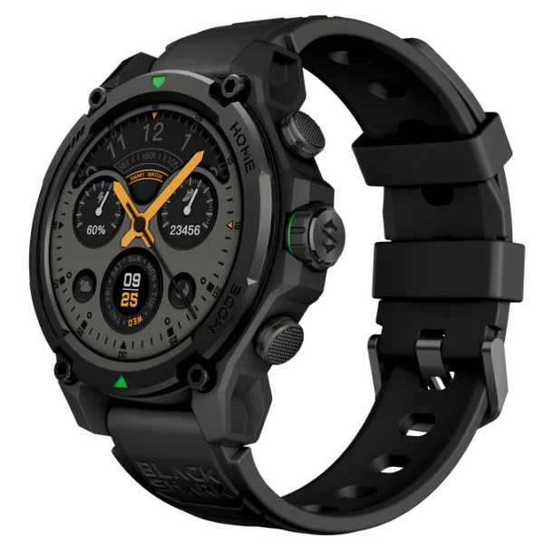 Black Shark GS3 SmartWatch — 21-Day GPS AMOLED with Wireless Charge
