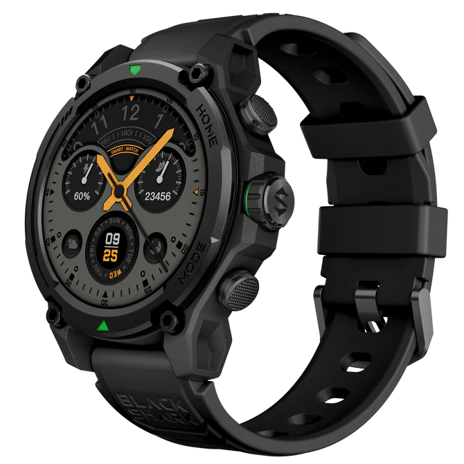 Black Shark GS3 SmartWatch — 21-Day GPS AMOLED with Wireless Charge