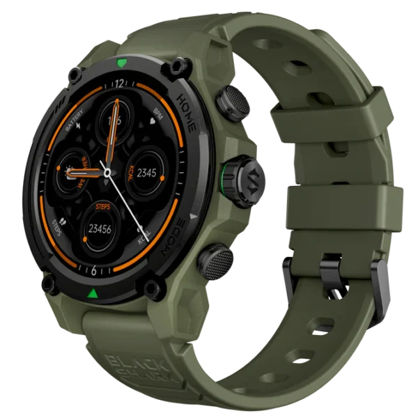 Black Shark GS3 SmartWatch — 21-Day GPS AMOLED with Wireless Charge