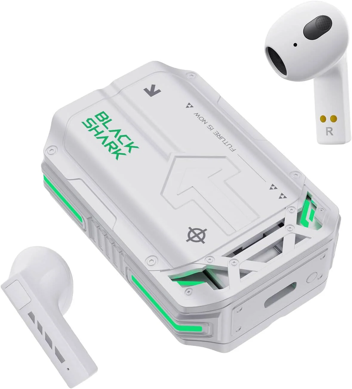 Black Shark T11 Earbuds — Slide Cover with RGB and 30h Battery - Image 2