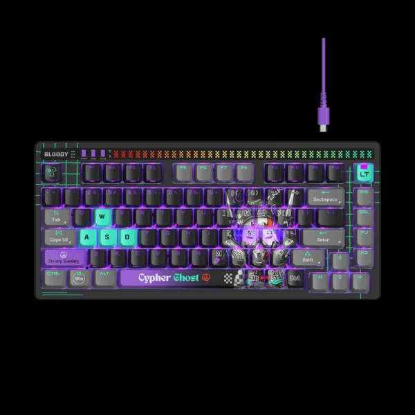 Bloody AT75 Alpha Optical Switch 75% Mechanical Keyboard