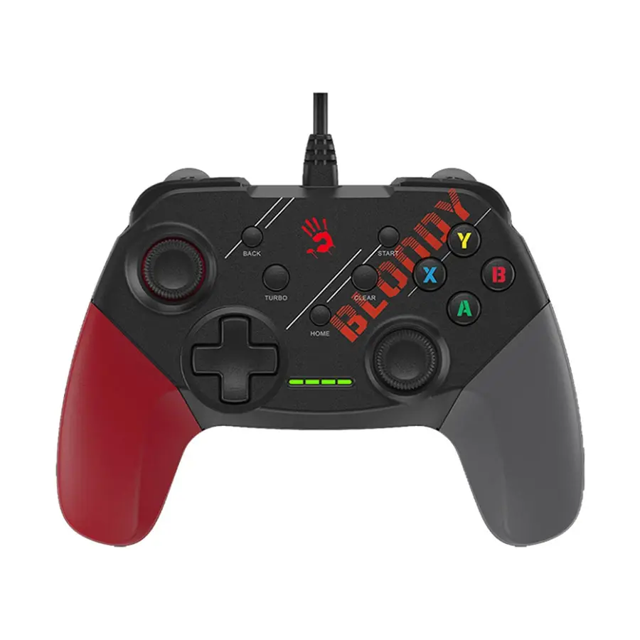 Bloody GP30 Wired USB Gaming Gamepad — Sports Red