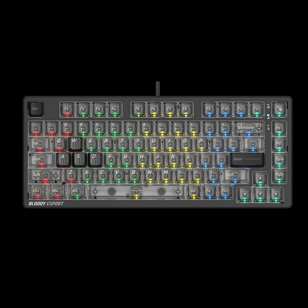 Bloody MS76 Magnetic Switch Gaming Keyboard – Hall-Effect Rapid Trigger