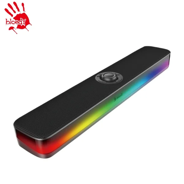 Bloody S10 RGB Gaming Soundbar — Bluetooth 5.3 & USB, Black