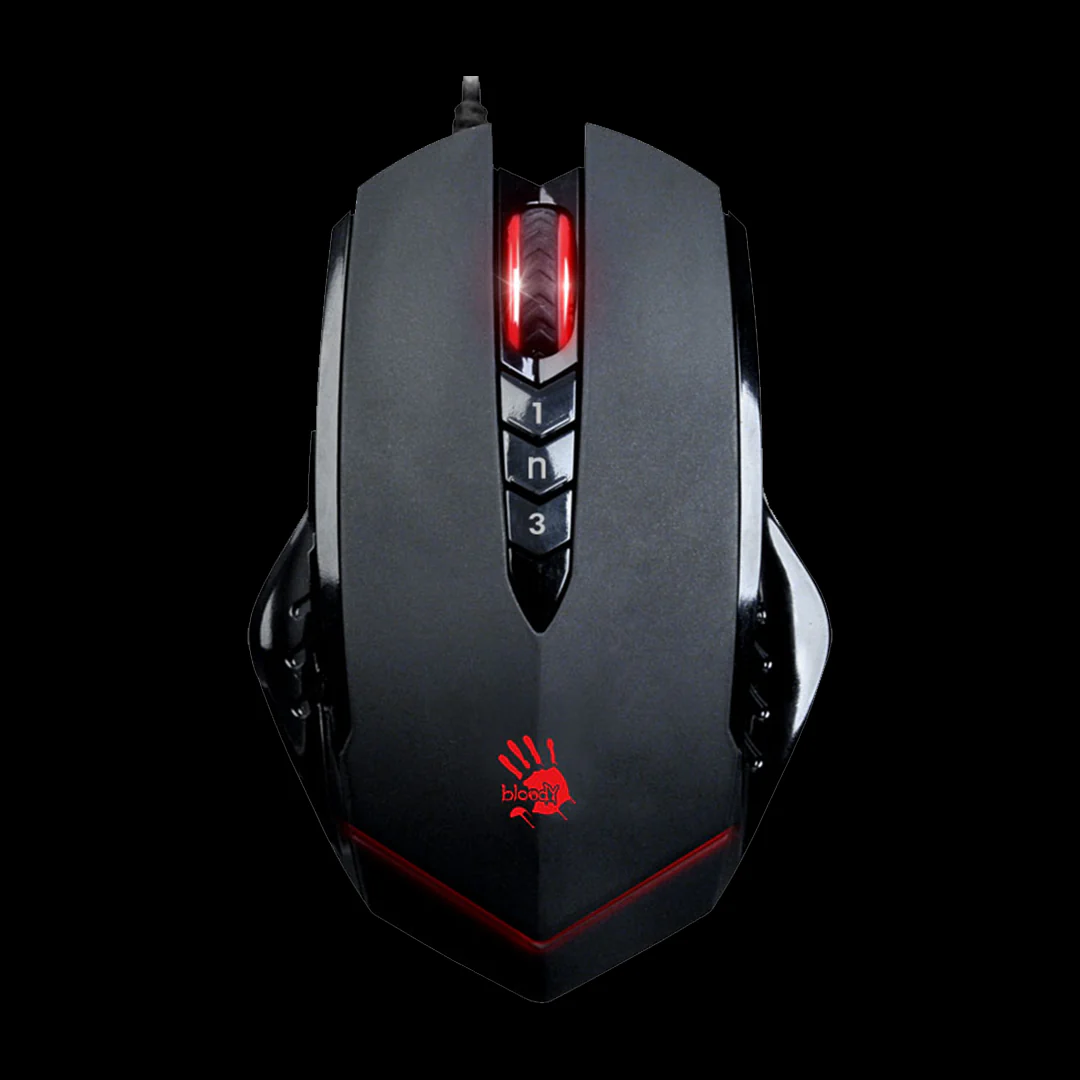 Bloody V8M Gaming Mouse — 3200 CPI, Extreme Core 4